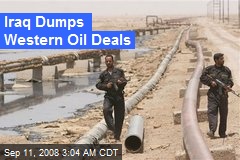 Iraq Dumps Western Oil Deals
