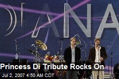 Princess Di Tribute Rocks On