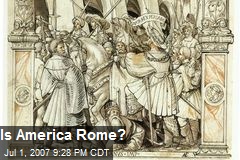 Is America Rome?