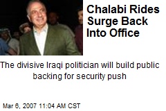 Chalabi Rides Surge Back Into Office