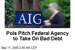 Pols Pitch Federal Agency to Take On Bad Debt