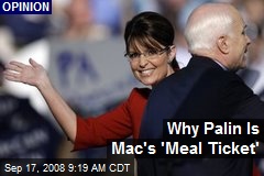 Why Palin Is Mac's 'Meal Ticket'