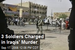 3 Soldiers Charged in Iraqis' Murder