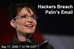 Hackers Breach Palin's Email
