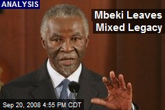 Mbeki Leaves Mixed Legacy