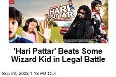 'Hari Pattar' Beats Some Wizard Kid in Legal Battle