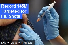 Record 145M Targeted for Flu Shots