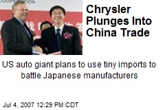 Chrysler Plunges Into China Trade