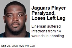 Jaguars Player Paralyzed, Loses Left Leg