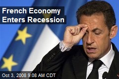 French Economy Enters Recession