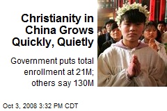 Christianity in China Grows Quickly, Quietly