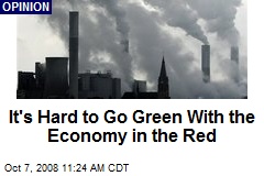 It's Hard to Go Green With the Economy in the Red
