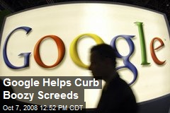 Google Helps Curb Boozy Screeds