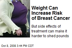 Weight Can Increase Risk of Breast Cancer