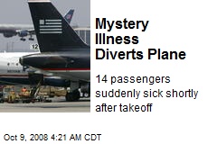Mystery Illness Diverts Plane