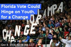 Florida Vote Could Hinge on Youth, for a Change