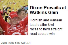 Dixon Prevails at Watkins Glen