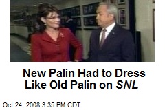 New Palin Had to Dress Like Old Palin on SNL