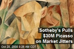 Sotheby's Pulls $30M Picasso on Market Jitters