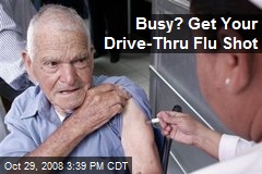 Busy? Get Your Drive-Thru Flu Shot