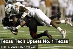 Texas Tech Upsets No. 1 Texas