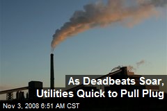As Deadbeats Soar, Utilities Quick to Pull Plug