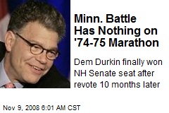 Minn. Battle Has Nothing on '74-75 Marathon