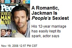 A Romantic, Jackman Is People's Sexiest