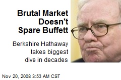 Brutal Market Doesn't Spare Buffett