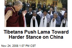 Tibetans Push Lama Toward Harder Stance on China