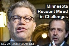 Minnesota Recount Mired in Challenges