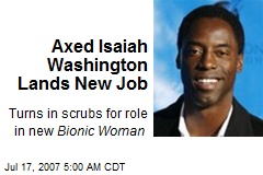 Axed Isaiah Washington Lands New Job