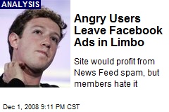 Angry Users Leave Facebook Ads in Limbo
