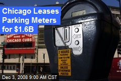 Chicago Leases Parking Meters for $1.6B
