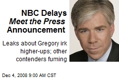 NBC Delays Meet the Press Announcement