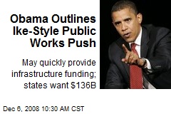 Obama Outlines Ike-Style Public Works Push
