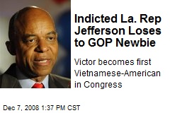 Indicted La. Rep Jefferson Loses to GOP Newbie