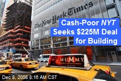Cash-Poor NYT Seeks $225M Deal for Building