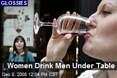 Women Drink Men Under Table