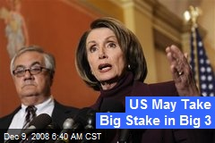 US May Take Big Stake in Big 3