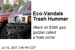 Eco-Vandals Trash Hummer