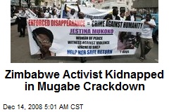 Zimbabwe Activist Kidnapped in Mugabe Crackdown