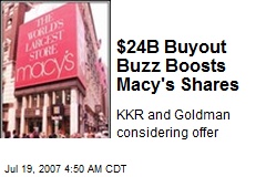$24B Buyout Buzz Boosts Macy's Shares