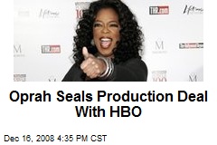 Oprah Seals Production Deal With HBO