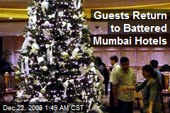Guests Return to Battered Mumbai Hotels