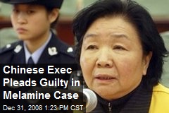 Chinese Exec Pleads Guilty in Melamine Case