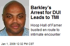 Barkley's Arrest for DUI Leads to TMI