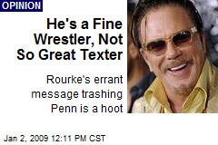 He's a Fine Wrestler, Not So Great Texter