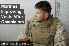 Marines Improving Vests After Complaints