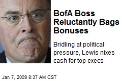 BofA Boss Reluctantly Bags Bonuses
